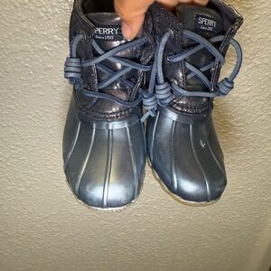 Sperry Saltwater boot/blue girls size 9months